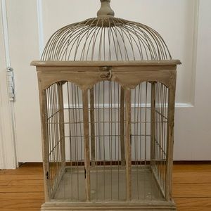 NWOT Rustic birdcage with many uses